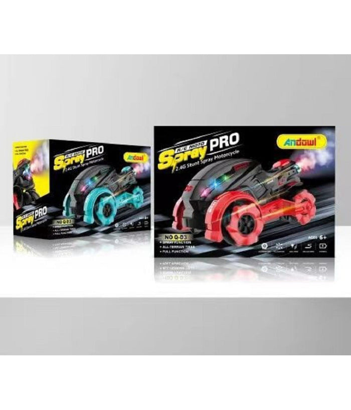 Motocicletta Acrobatica Telecomandata Con Effetto Sonoro Spruzzi D'acqua Q-d3         