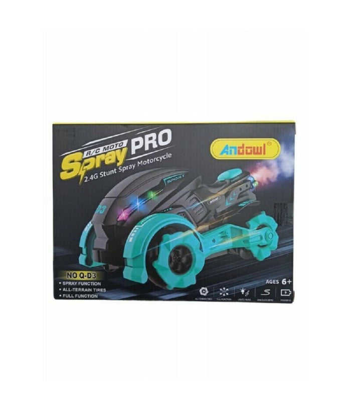 Motocicletta Acrobatica Telecomandata Con Effetto Sonoro Spruzzi D'acqua Q-d3         