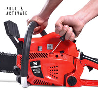 BOUDECH - Motosega 72cc 4,5cv con barra da 24” e catena da 3/8