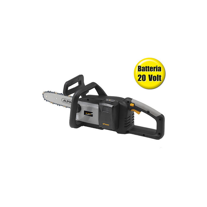 Motosega a batteria Alpina AC 20 Li – 20V 4Ah – Barra 25 cm – 700 W