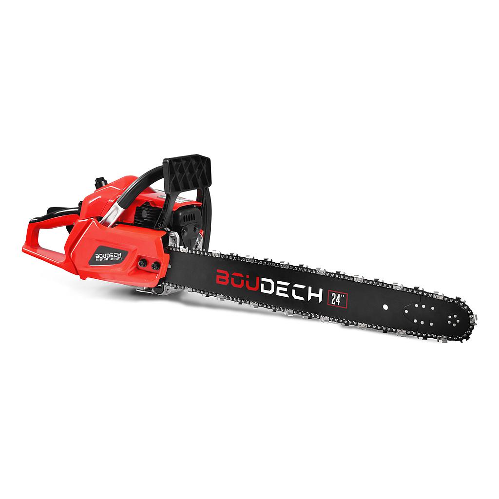 BOUDECH - Motosega 72cc 4,5cv con barra da 24” e catena da 3/8