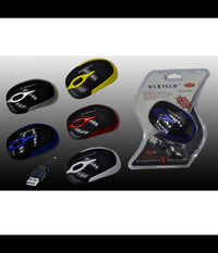 Mouse Con Cavo Usb Ottico Per Computer Pc Portatile Notebook Filo Maxtech M-z005         