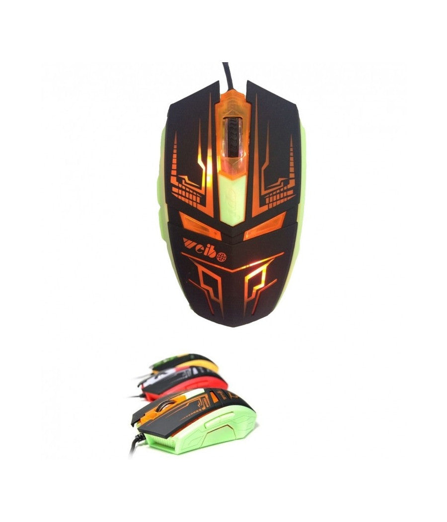 Mouse Da Gaming 6d Ottico Filo Usb 3.0 Alta Risoluzione Pc Notebook Ergonomico         