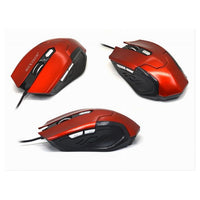 Mouse Da Gioco Gaming Per Computer Pc Cavo Usb 2.0 Filo 1.2 Mt Tasti Maxtech M-z014         