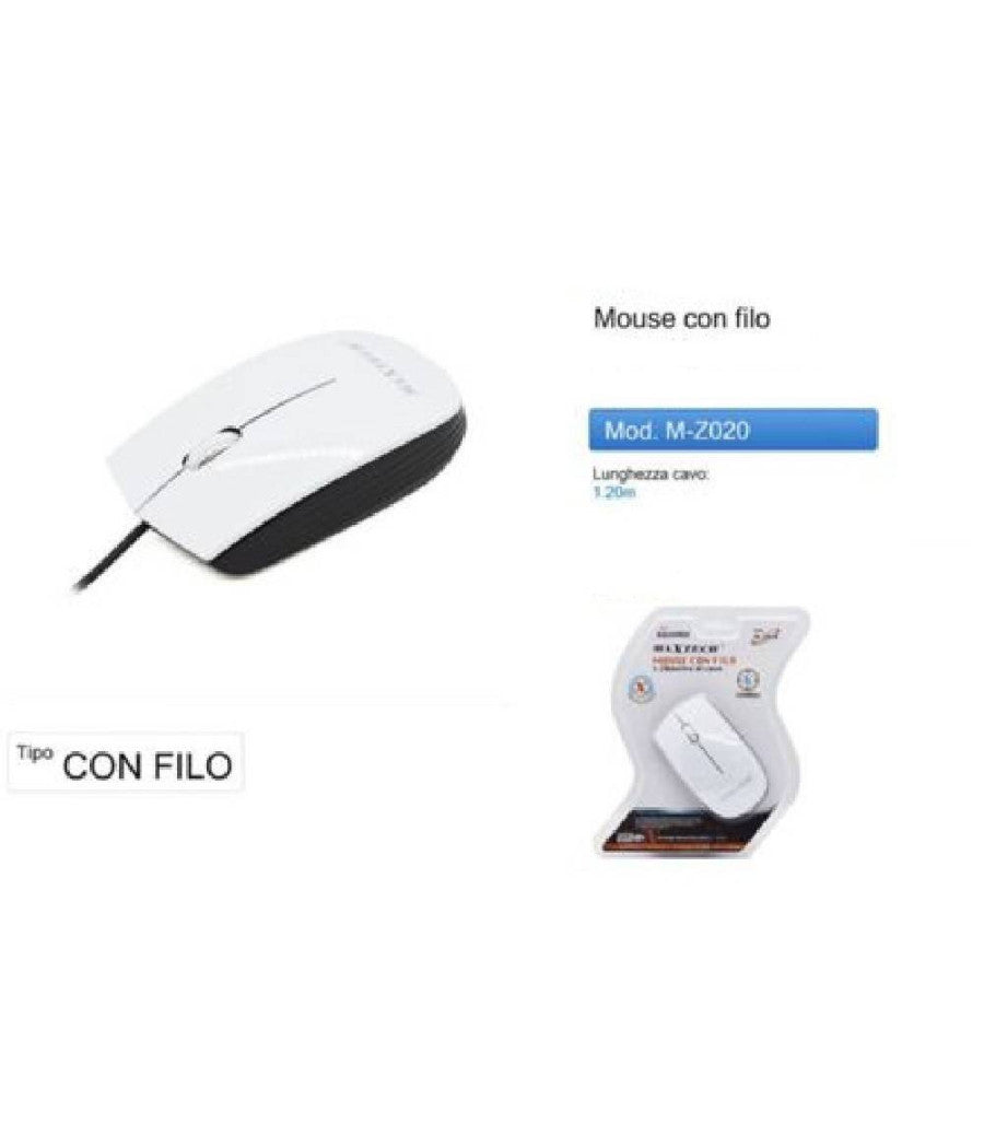 Mouse Da Gioco Gaming Per Computer Pc Portatile Con Filo Usb 1.2 Metri M-z020         