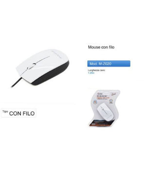 Mouse Da Gioco Gaming Per Computer Pc Portatile Con Filo Usb 1.2 Metri M-z020         
