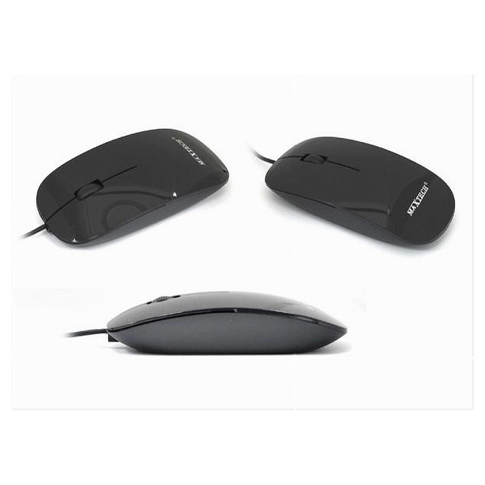 Mouse Filo Usb2 Ottico Per Computer Pc Compatibile Con Windows Maxtech M-z007         