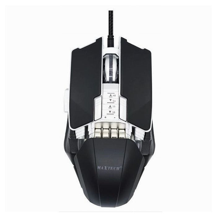 Mouse Gaming Con Cavo Luci Rgb Pulsanti 8000 Dpi Per Laptop Pc Notebook M-rgb01         