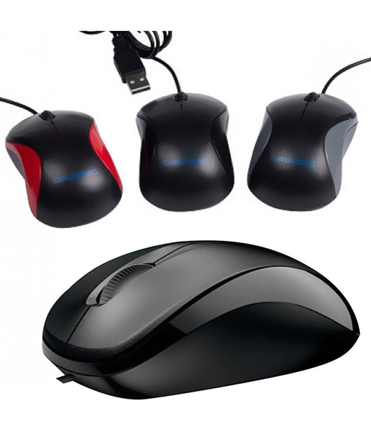 Mouse Gaming Ottico Per Pc Mac Notebook Computer Portatile Usb 1000dpi 3 Colori         