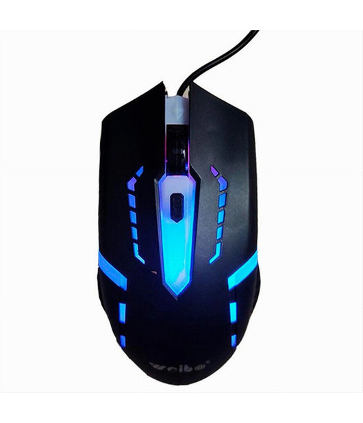 Mouse Ottico Rgb Gaming Illuminato Led 2 Pulsanti Ingresso Usb Led Gaming M-39         