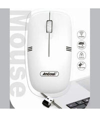Mouse Ottico Senza Fili Wireless 2.4ghz Ricetrasmettitore Usb Per Computer Qm62         
