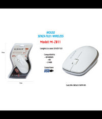 Mouse Senza Fili Wifi 2.4 Ghz Per Computer Pc Notebook Wireless Maxtech M-z011         