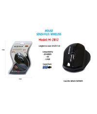 Mouse Wifi Wireless Senza Filo Portatile Pc Computer 1600dpi 2.4ghz Maxtech M-z012         