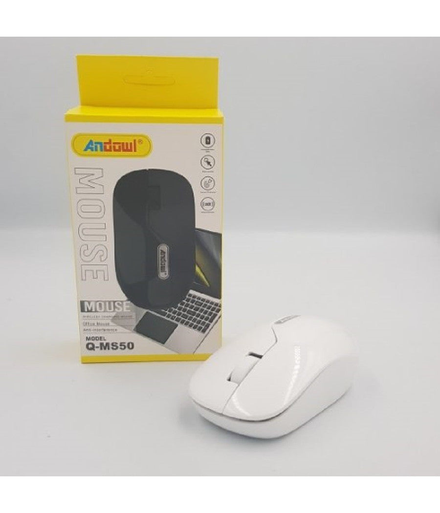 Mouse Wireless 2,4 Ghz 10m Senza Fili 3 Opzioni Risoluzione Dpi Pc Laptop Q-ms50         