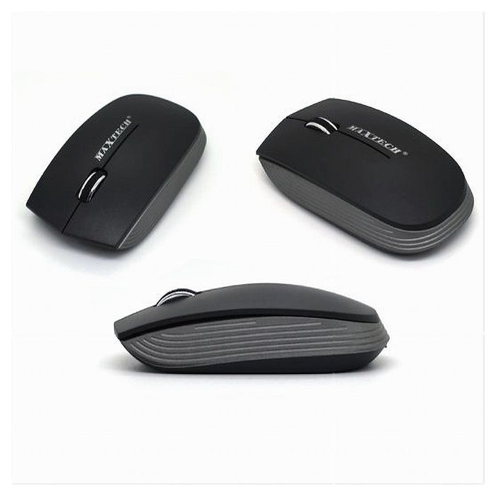 Mouse Wireless Da 2.4 Ghz Senza Filo Ultra Slim Bianco - Nero Pc Tablet Design         