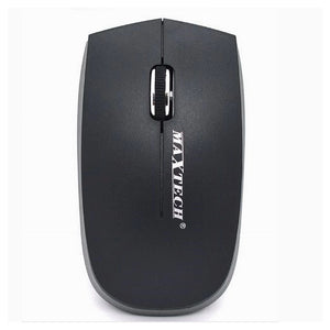 Mouse Wireless Da 2.4 Ghz Senza Filo Ultra Slim Bianco - Nero Pc Tablet Design         
