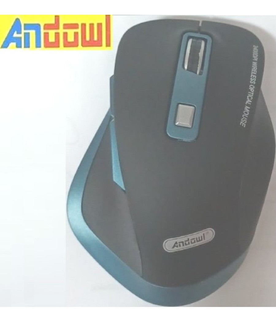 Mouse Wireless Ottico Professionale Ergonomico 2400dpi Dongle Usb Per Pc Q-m2000         