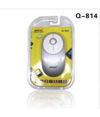 Mouse Wireless Ottico Senza Fili Usb Notebook Pc Computer 1200 Dpi 2,4ghz Q-814         
