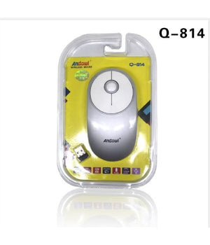 Mouse Wireless Ottico Senza Fili Usb Notebook Pc Computer 1200 Dpi 2,4ghz Q-814         