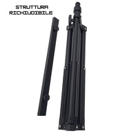 Ecova 25029 treppiede in ferro per proiettori led con foro installazione 5mm