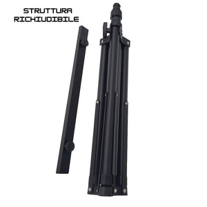 Ecova 25029 treppiede in ferro per proiettori led con foro installazione 5mm