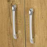 Mobiletto Bagno Sottolavabo Sospeso a 2 Ante con 2 Ripiani in Legno, Colore Naturale