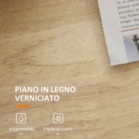 Carrello da Cucina Portaspezie a 3 Livelli e 4 Ruote in MDF e Truciolato, 89x45x89cm, Bianco