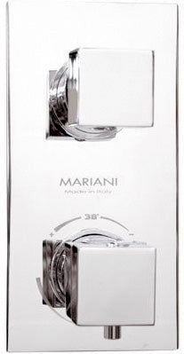 Miscelatore doccia incasso termostatico quadro 3 vie Cromato MARIANI