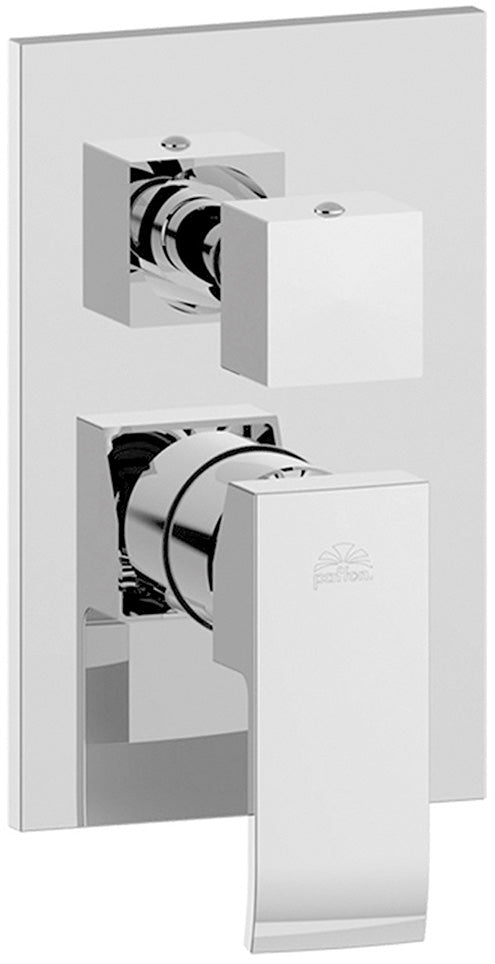 Miscelatore doccia incasso termostatico quadro 3 vie Cromato PAFFONI