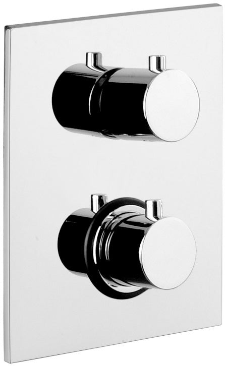 Miscelatore doccia incasso termostatico tondo 2 vie Cromato PAFFONI