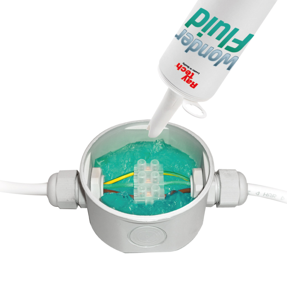 Gel isolante monocomponente isolamento elettrico cartuccia 280ml raytech ip68