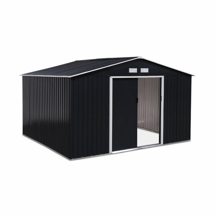 Capanno da giardino in metallo, 10.85m², antracite