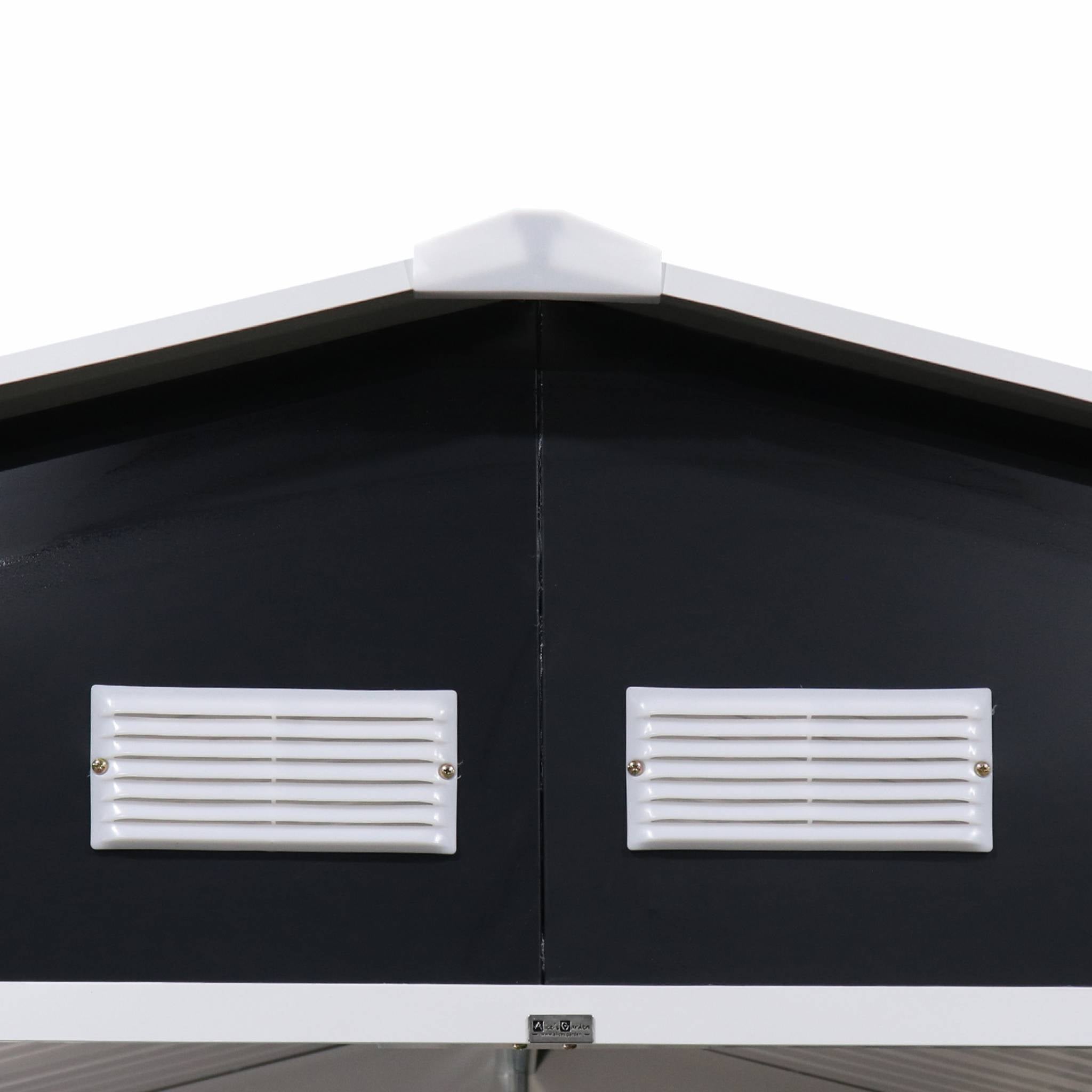 Capanno da giardino in metallo, 10.85m², antracite