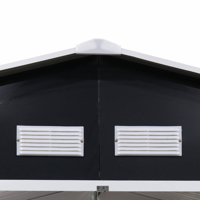 Capanno da giardino in metallo, 10.85m², antracite