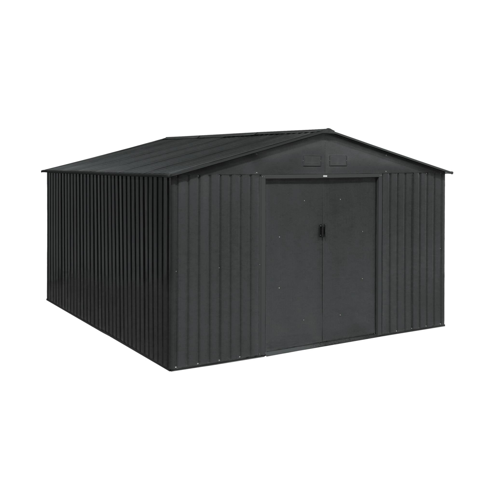 Capannone da giardino in metallo di 12,99 m², antracite