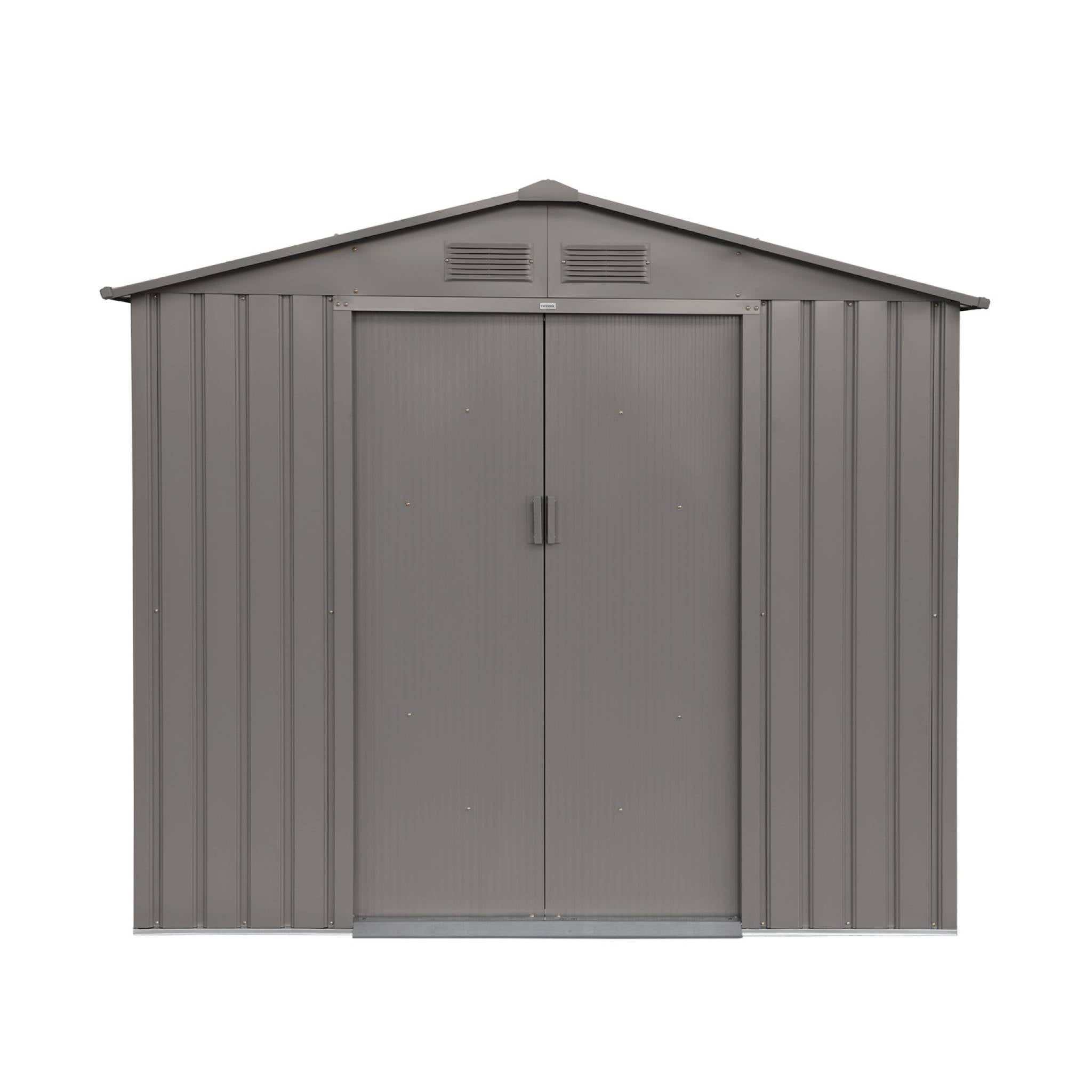 Riparo da giardino 2,71m² con kit di ancoraggio, beige