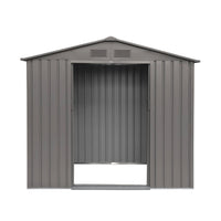 Riparo da giardino 2,71m² con kit di ancoraggio, beige