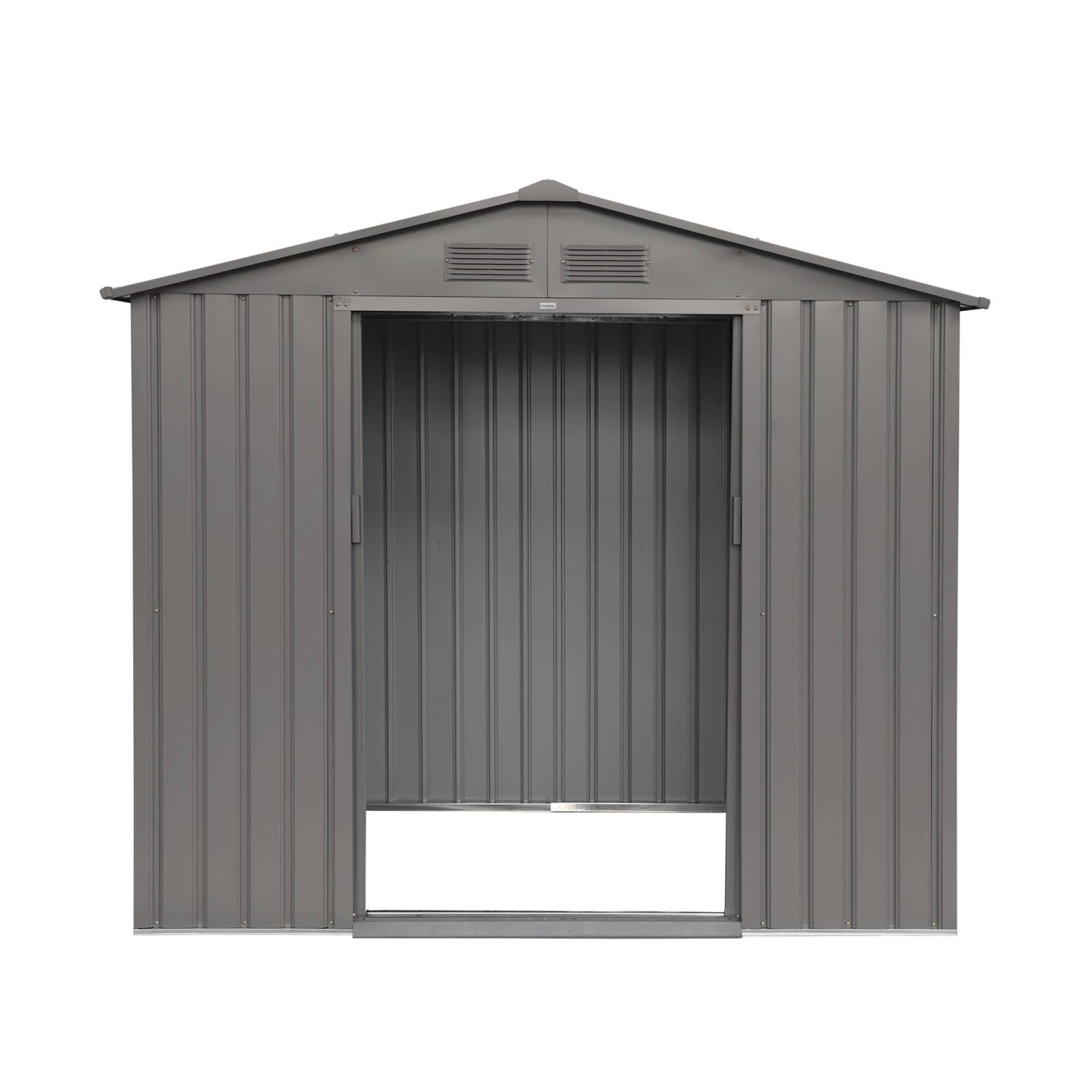 Riparo da giardino 2,71m² con kit di ancoraggio, beige