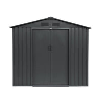Riparo da giardino 2,71m² con kit di ancoraggio, antracite