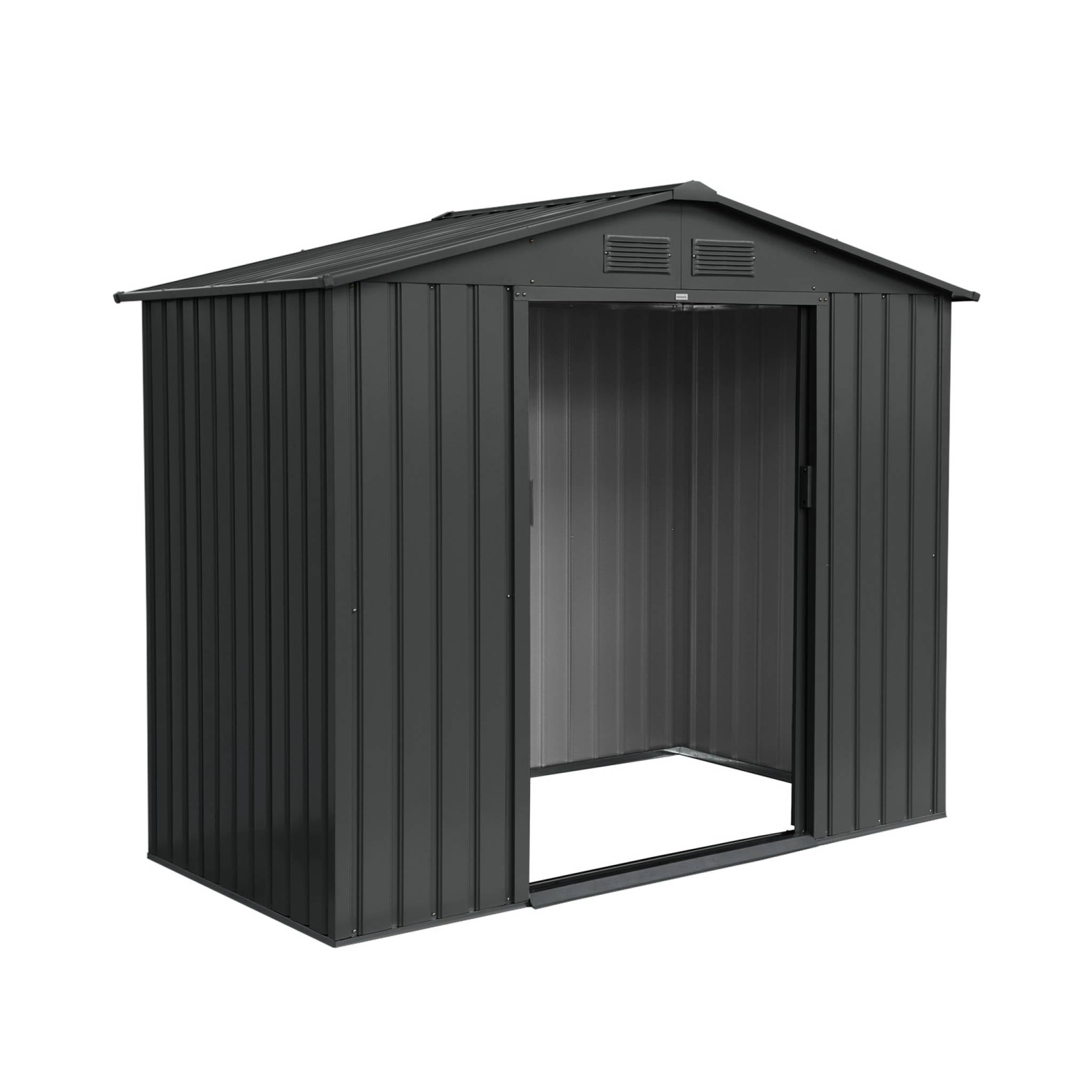 Riparo da giardino 2,71m² con kit di ancoraggio, antracite