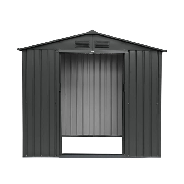 Riparo da giardino 2,71m² con kit di ancoraggio, antracite