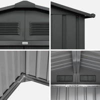 Capannone da giardino in metallo, 7.06m², antracite