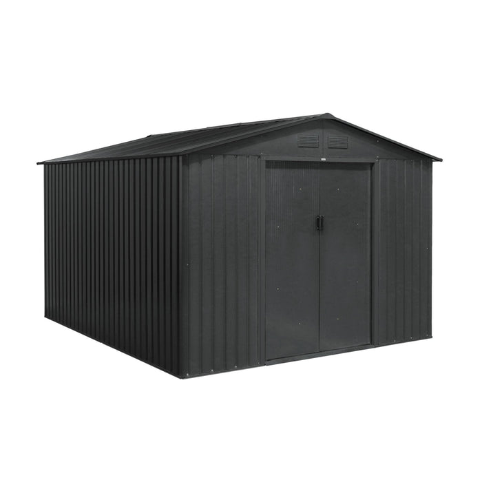 Capannone da giardino in metallo, 8.95m², antracite