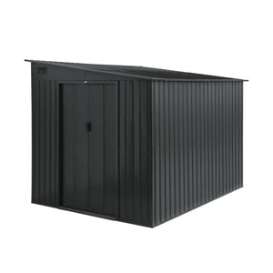 Riparo da giardino in acciaio 5,5m² con kit di ancoraggio, antracite