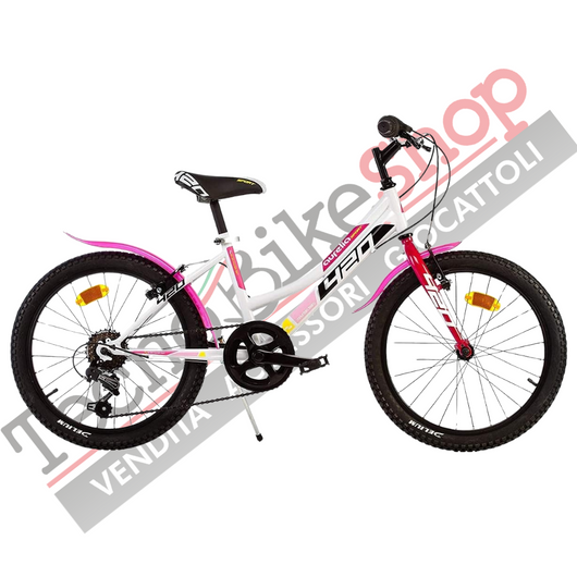 Bicicletta Bambina Aurelia MTB 420 Sport Dino Bikes - 20" 6 Velocità-Bianco