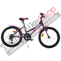 Bicicletta Bambina Aurelia MTB 420 Sport Dino Bikes - 20" 6 Velocità-Nero