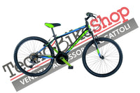 Bici Bambino MTB MBM District 20" 6 Velocità-Verde
