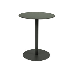 Tavolo da giardino bistrot rotondo in acciaio 2 sedute, 60cm, verde