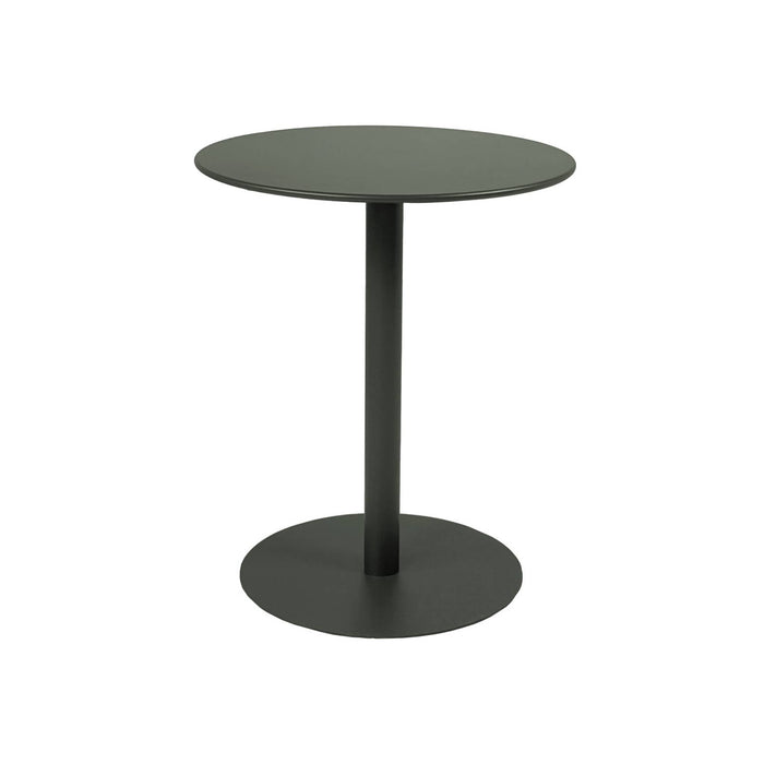 Tavolo da giardino bistrot rotondo in acciaio 2 sedute, 60cm, verde