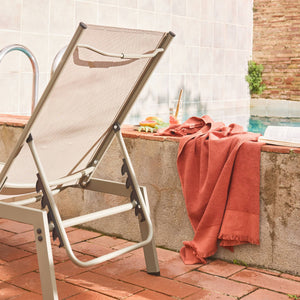 Sdraio in acciaio multi posizioni (set di 2), verde kaki